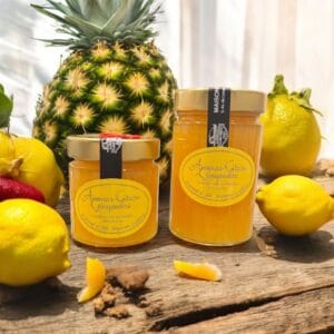 Confiture Ananas citron gingembre