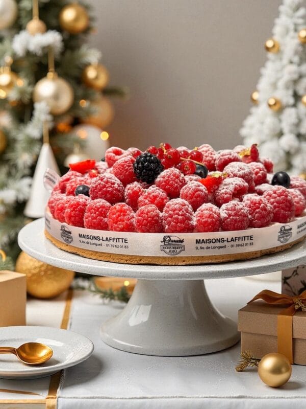 Tarte aux framboises